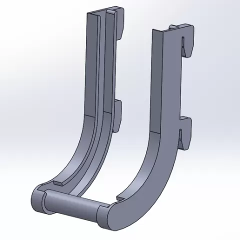 Modular AAA Pegboard Battery Mount