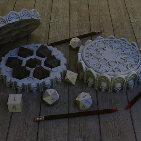 Gothic Dice Holder by Crosslances
