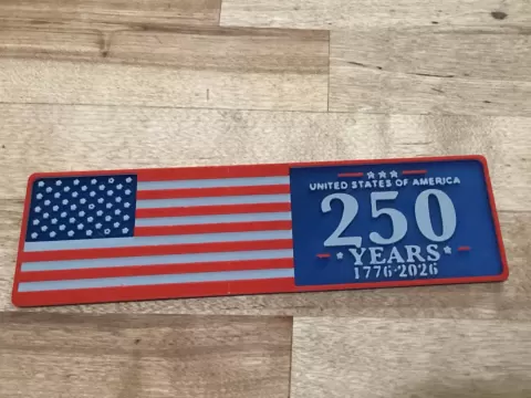 250 anniversary bookmark