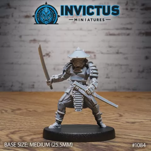 East Space Segun / Space Samurai / Galactic Shogun / Alien Warrior / Cosmic Wars Lord / Star Battle Army / Cyberpunk Trooper / Sword Fighter / Sci-Fi Encounter by Epic-Miniatures