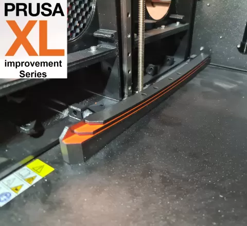 Prusa XL series: Antiresonance integrated steel sheet holder (curved) (Update: Added 3 sheet version)