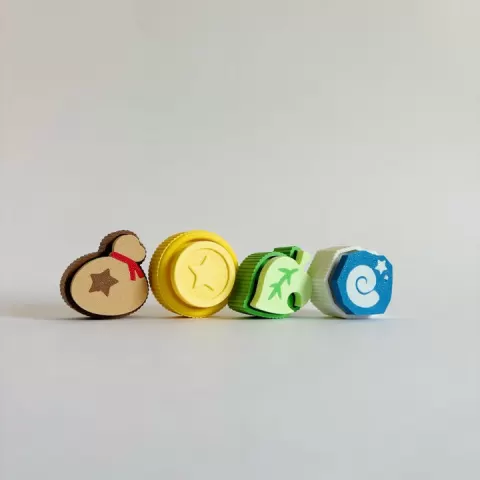 Cute Clicker Animal Crossing Collection | No AMS | Print-in-place | Support-free by FlexiGoji