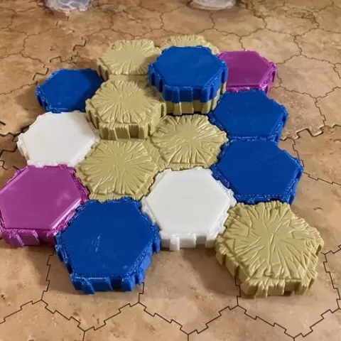 Interlocking Hex Terrain - Plain
