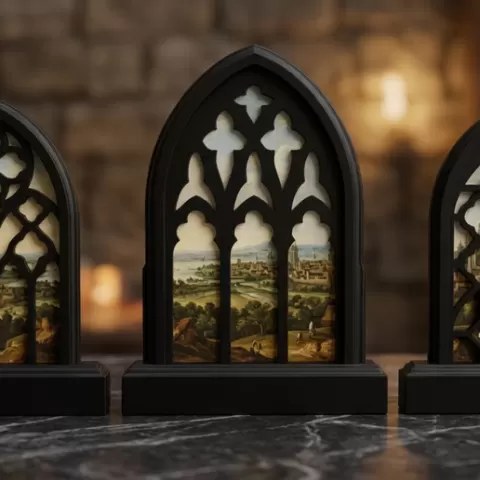 Gothic Window Photo Frame