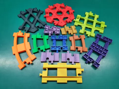 🚉 SET: Lego DUPLO train tracks (optimized)