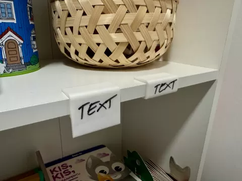 Ikea Gersby shelf label