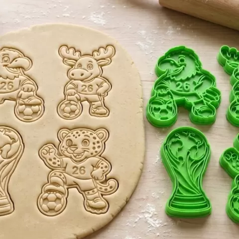 cookie cutter mundial fifa 2026 / cortadores de galletas mundial fifa 2026