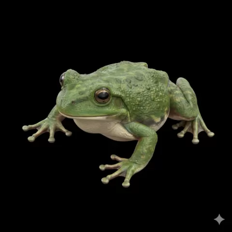 Frog resting belly flat, reptile, lizard, snake, turtle, crocodile, alligator, iguana, gecko, chameleon, wildlife, animal