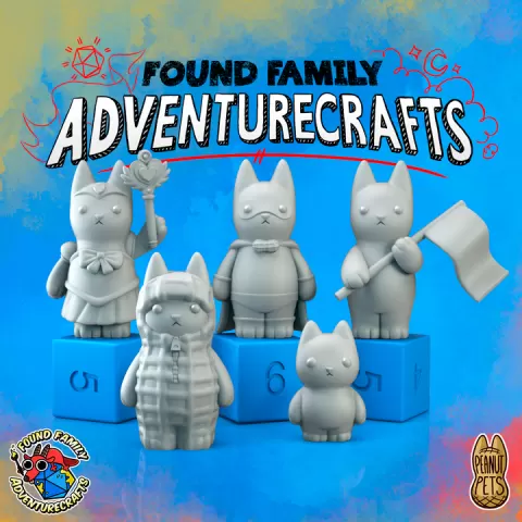 Peanut Cats - Miscellaneous (Peanut Costume, Kitten, Magical Girl, Superhero, Flag) by Found Family Adventurecrafts