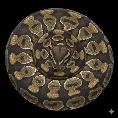 Snake coiled tight resting, reptile, lizard, snake, turtle, crocodile, alligator, iguana, gecko, chameleon, wildlife, animal
