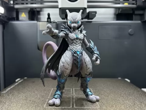 Mewtwo Dragon Hunter Figure