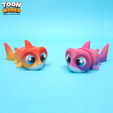 Mini Flexi Shark by ToonWorld3D