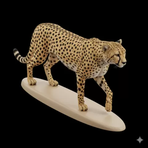 Cheetah walking light curved step, mammal, animal, wildlife, nature, fauna, creature, species, zoo, safari, forest, jungle