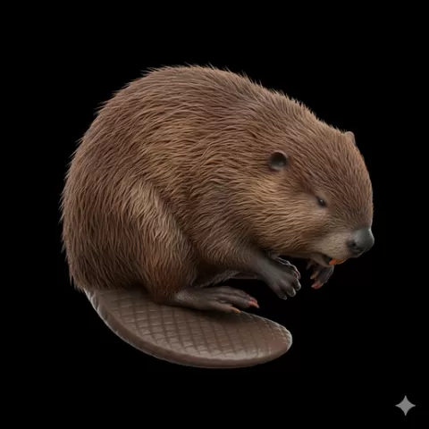 Beaver resting head down, mammal, animal, wildlife, nature, fauna, creature, species, zoo, safari, forest, jungle
