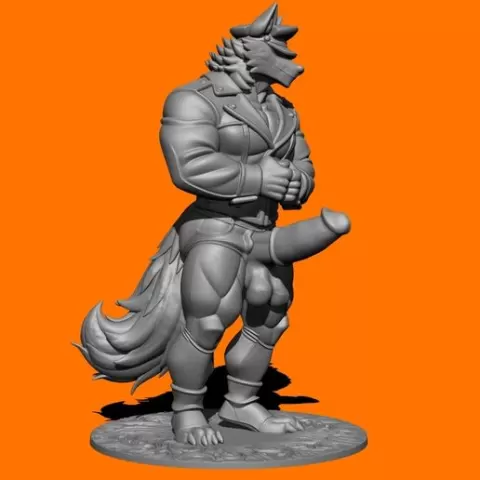 gay furry - in the style of tom of finland (sfw + nsfw, with and without base)