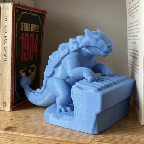 Retro Rockstar Dino Synth 🦖🎹