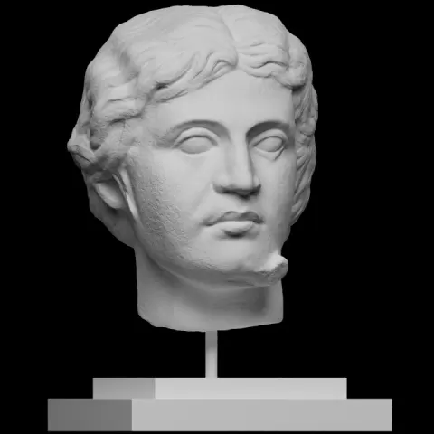 Roman marble head by Scan The World