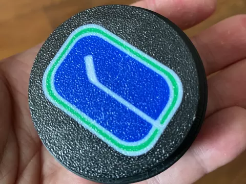 Vancouver Canucks Puck clicker - 70s style