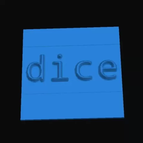 DICE Word (Braille Code 2) Participant Button Sticker - LUKANDA21