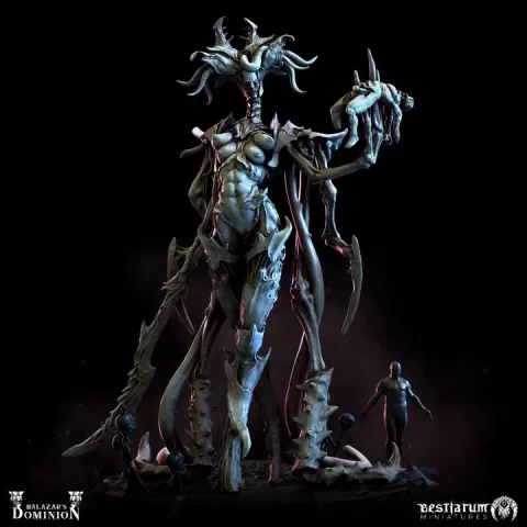 Selthara, Mistress of Obsession | Balazar's Dominion | Demon by Bestiarum Miniatures