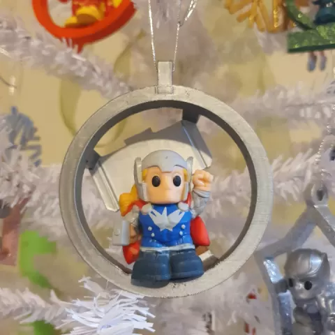 Thor Christmas tree ornament pencil toppers or ooshies decoration by Air New