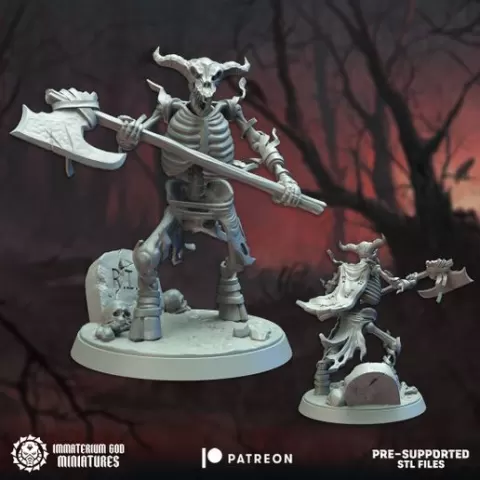 Minotaur skeleton