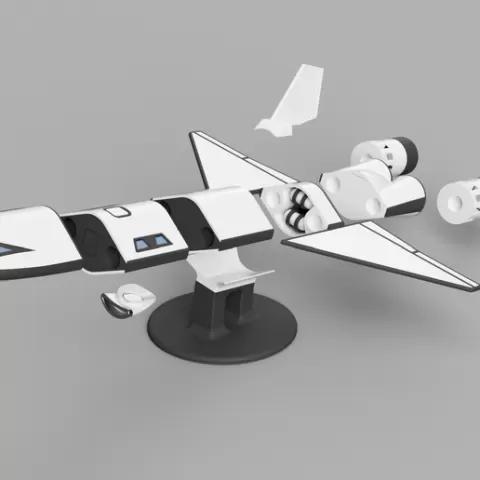 Kerbal Space Program SpacePlane STL collection