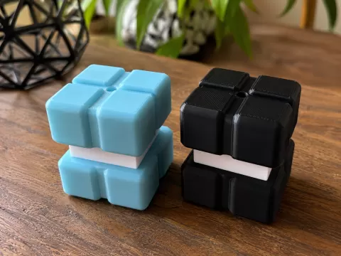Rubik Style ClickCube - Mechanical Fidget Clicker