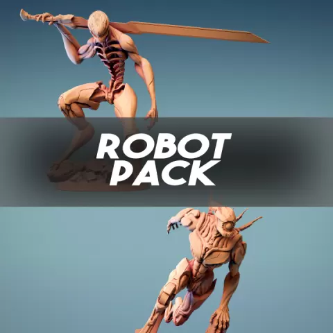 Robot Pack by Rescale Miniatures