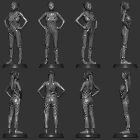 SexyCyborg: NEW body scan in a overalls (2020) by Naomi Wu