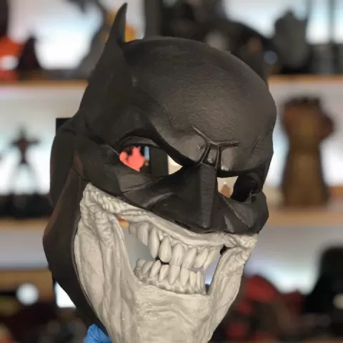 Joker Mouth Upgrade for The Bat Chin - Batman Mask - The Batman Who Laughs by Tom Davis
