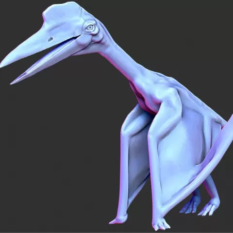 pterosaur by Oskar Lorentzon