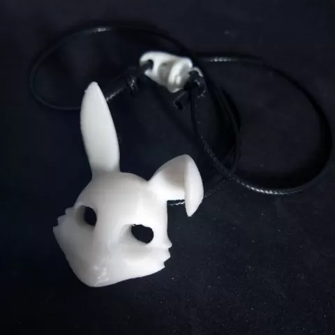 Rabbit necklace by Ignacio Sastre
