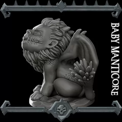 Baby Manticore by RocketPigGames