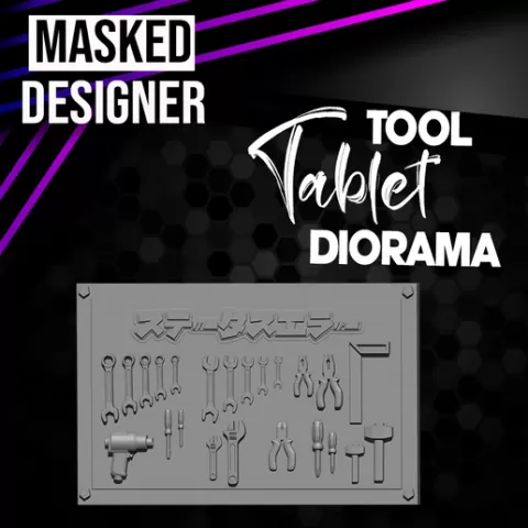 TOOL TABLET DIORAMA