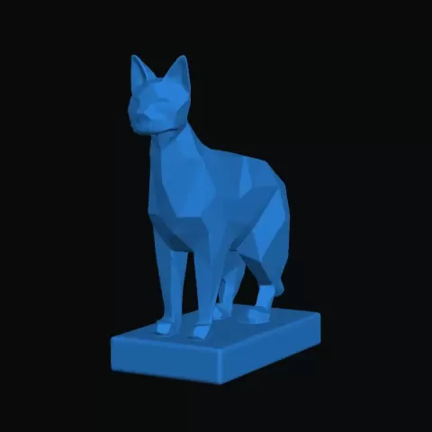geometric cat - deadpepe