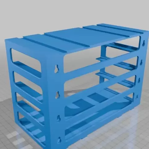 Stackable Storage Rack for Harbor Freight Assortment Boxes
