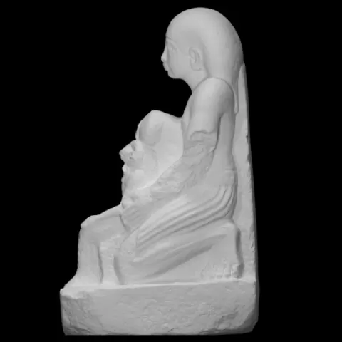 Kneeling Figurine by Harvard Museum of the Ancient Near East