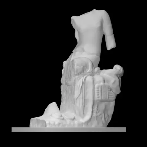 Statue of Hermaphrodite from a group with a head of a Satyr by Scan The World