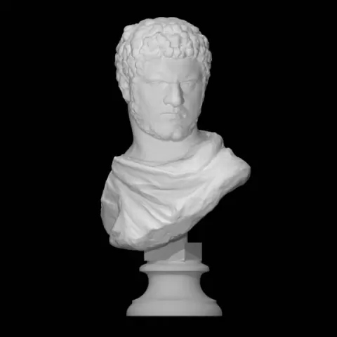 A Roman marble bust of the Emperor Caracalla, of the "sole-rule" type by Christian Levett and The Mougins Museum