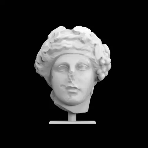 Head of Dionysus by Christian Levett and The Mougins Museum