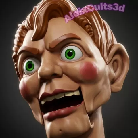 Slappy the dummy head