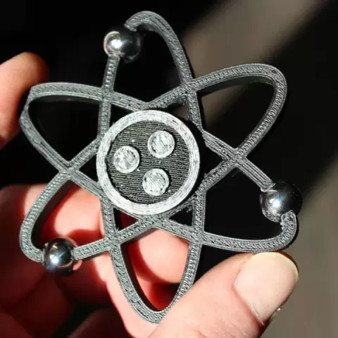 Atom Fidget Spinner by Oeve Geypen