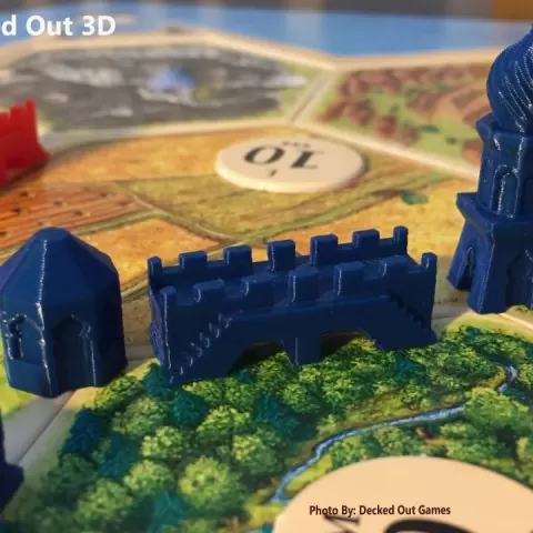 The Kingdom of Saudi Arabia Theme Player Set / Settlers of Catan by Decked Out Publishing