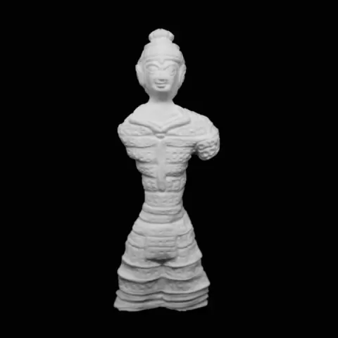 Stucco Figure of a Solider at The British Museum, London by Scan The World