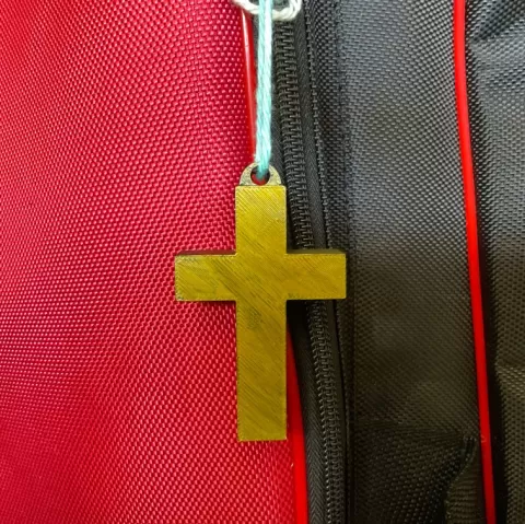 Cross Keychain - Bluenote Creations