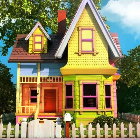 Carl's House (From Pixar's Up) Balloon Weight - Juan josue Rivera murua