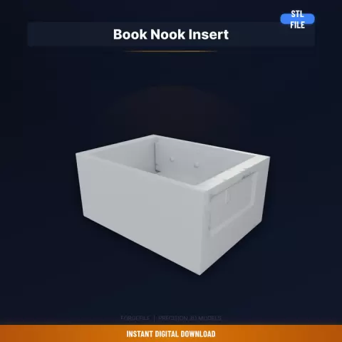 Book Nook Shelf Insert Diorama, Alley Street Scene, Led - STL File for 3D Printing by ForgeFile