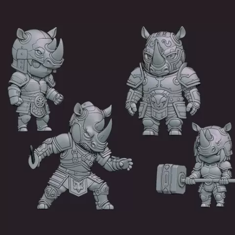 Rhino clan Miniature