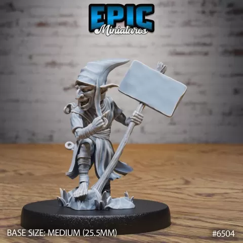 Redcap Goblin Sign / Goblinoid Warrior / Ogre Creature / Green Skin Army Soldier / Siege Beast / Forest Encounter by Epic-Miniatures